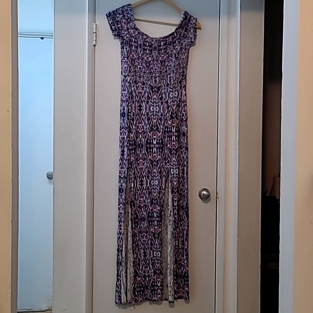 Express maxi slit dress